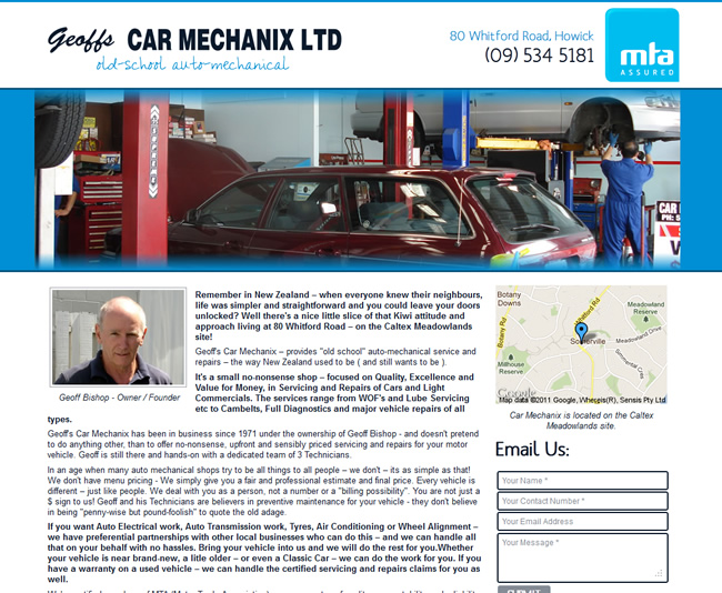 Car Mechanix website